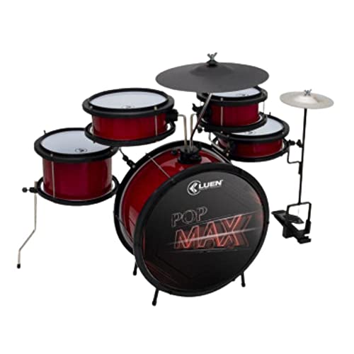 Bateria Infantil Pop Max - Vemelha