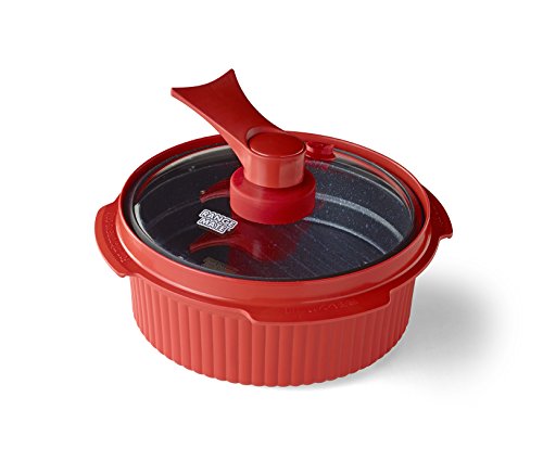 Range Mate Pro Nonstick Microwave Grill Pot/Pan Rapid Cooker