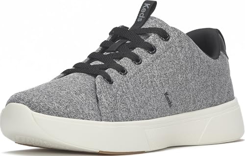 Keds Blisswalk Lace Up Fashion Sneaker, Black/White, 6.5