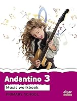 Andantino 3. Music Workbook Proyecto faro: Music workbook 8498455553 Book Cover