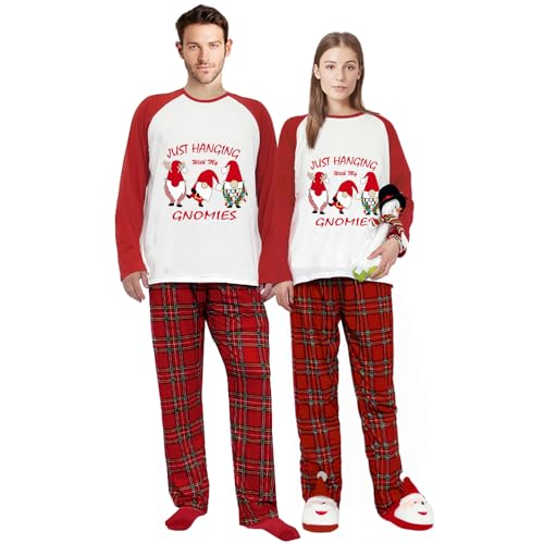Plus Size Christmas Matching Pajamas Set for Women Or Men Adults Pajamas Set