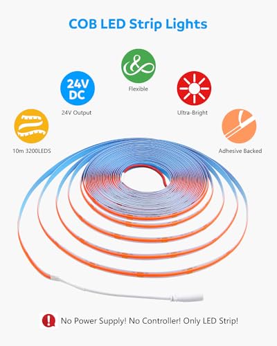 Tira Led Flexible Roja 10M 24V Aclorol miniatura 2