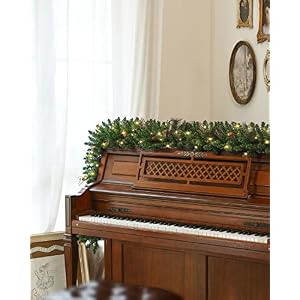 9FT Christmas Garland with Pine Cones, Prelit Christmas Garland Greenery Outdoor Lighted Pine Garland, Mantle Garland Christmas Holiday Decoration Indoor 9FT Christmas Garland with Pine Cones Prelit Christmas Garland Greenery Outdoor Lighted Pine Garland Mantle Garland Christmas Holiday Decoration Indoor