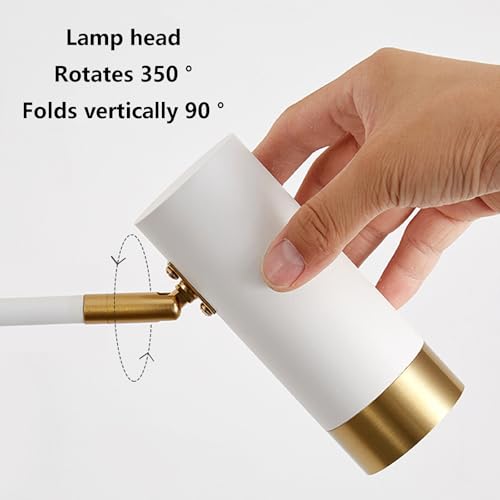 Lámpara de pared LED giratoria para iluminar y decorar tu dormitorio a tu gusto 3