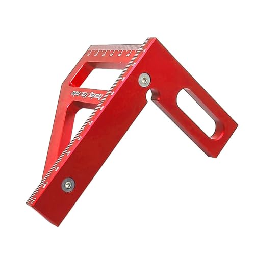 Transportador de ángulos para carpintería 45 90 grados miniatura 7