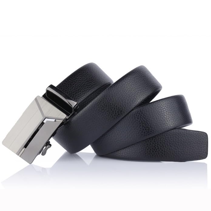 JSEIAJB Men's Automatic Buckle Belt Business Men's Belt Scratch Resistant And Wear-resistant Belt2