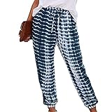 🎇 Design: Dank des Gummizugs Design in der Taille und an den Knöcheln fühlt sich diese Hose nicht drückend am Körper an.