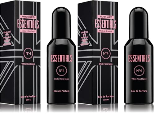 Milton-Lloyd Essentials No 4 - Fragrance for Women - 50ml Eau de Parfum (Paquete de 2)