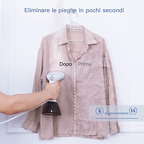 Trade Shop - Ferro Da Stiro Stiratrice A Vapore Verticale 1100w Portatile Viaggio Campeggio - | Leroy Merlin - Foto 8