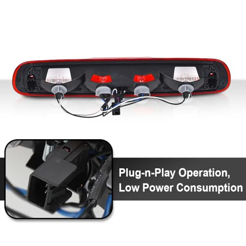 CHEDA Third Brake Light 3rd Cargo Lamp High Mount Stop Light, Red&Clear by CHEDA - Used condition - Image 6