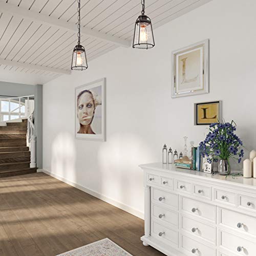 KSANA-Farmhouse-Pendant-Lighting-Mini-Rustic-Hanging-Light-Fixture-with-Seeded-Glass-Shade-for-Kitchen-Island-Foyer-Hallway-Bedroom-and-Entryway-Bronze KSANA Farmhouse Pendant Lighting Mini Rustic Hanging Light Fixture with Seeded Glass Shade for Kitchen Island Foyer Hallway Bedroom and Entryway Bronze