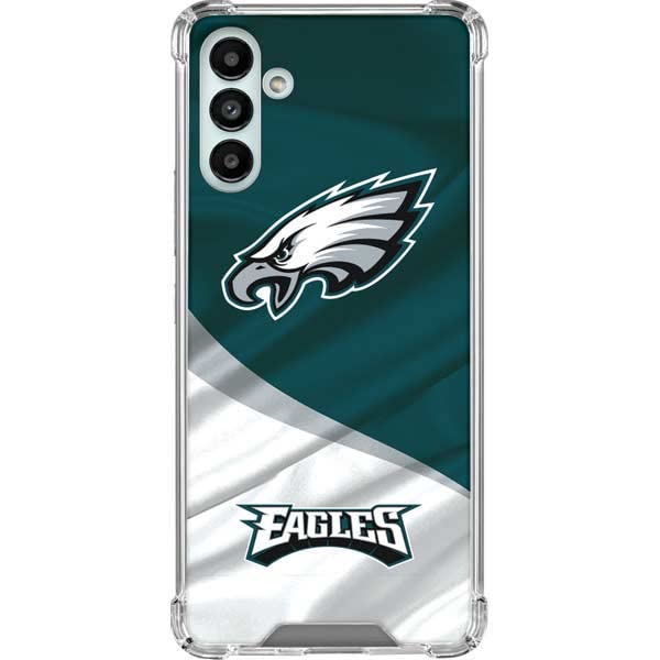 Skinit Clear Phone Case Compatible with Galaxy A13 5G - Officially Licensed NFL Philadelphia Eagles Design