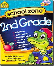 CD-ROM School Zone Second Grade Win/Mac Book