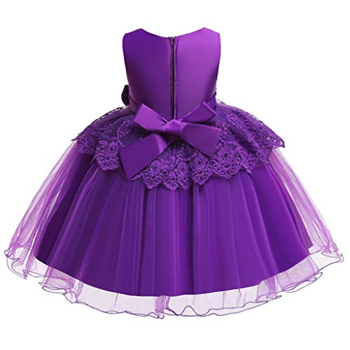 Vestido de renda infantil para meninas com tule vestidos de princesa de retalhos babados festa de be