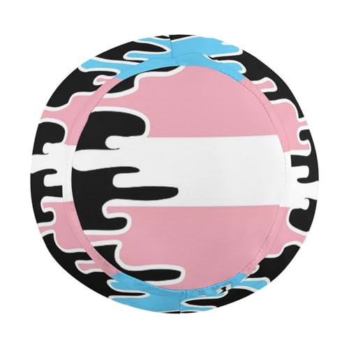 Trans Pride FlagChildren's Bucket Hat for Boys and Girls, Breathable Summer Beach Hat52cm4
