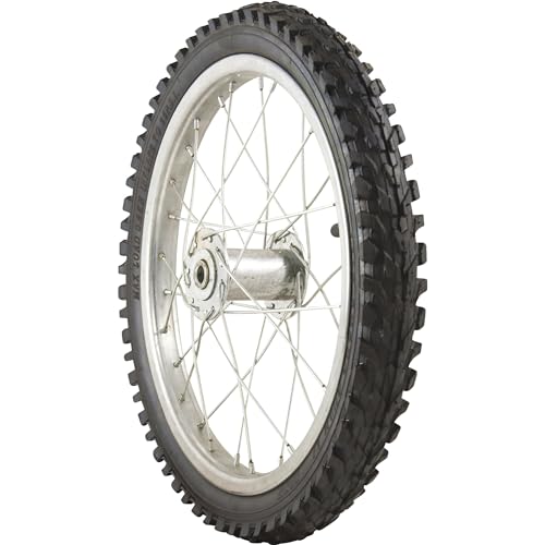 Marathon Tires Pneumatic Tire On Steel Spoked Wheel - 1/2in. Bore, 16 x 1.75
