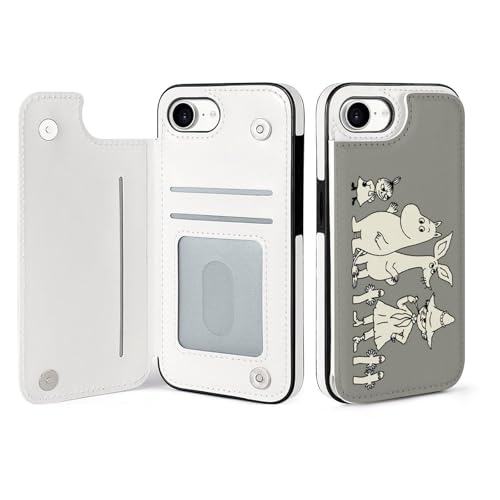 For iPhone se4 (��l����) ���[�~�� �O�J�[�h���[ �蒠�^ iPhone �P�[�X ��d�}�O�l�b�g PU ���U�[ �u���b�N TPU ���� 3 �J�[�h�X���b�g �����X�^���h �����Y���i���݌v �S���ʑϏՌ� �V���[�g�t���b�v ���f�B�[�X �ʋ� �V