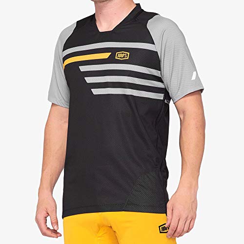 Maillot Celium 100% All Mountain : finie la surchauffe en VTT avec ce maillot noir