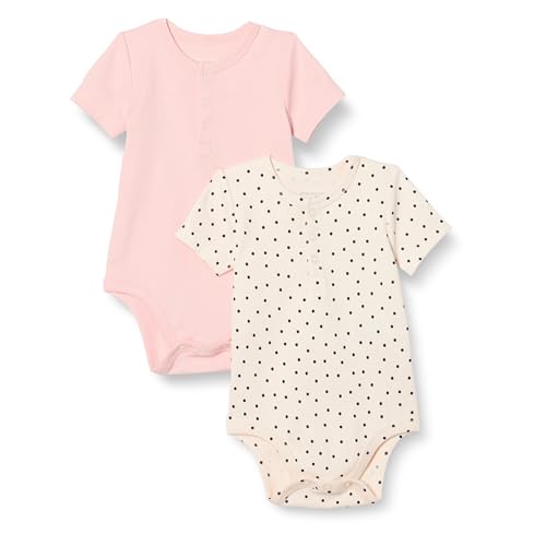 Amazon Essentials Unisex Baby Henley Body, 2er-Pack,...