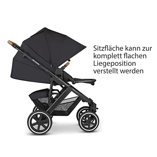ABC Design Kinderwagen Salsa 4 Air - Starter Set - 3in1 Kombikinderwagen - Set inkl. Autositz Tulip, Adapter, Wickeltasche Urban, Neugeborenen Fußsack, Regenverdeck & Moskitonetz - Farbe: toffee
