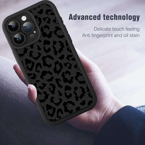 MOWIME Compatible with iPhone 16 Pro Max Case, Cheetah Print Shockproof Soft TPU Protective Cover for Women Girls, Slim Anti Scratch Leopard Case for iPhone 16 Pro Max 6.9 Inch, Black by MOWIME - Used condition - Image 7