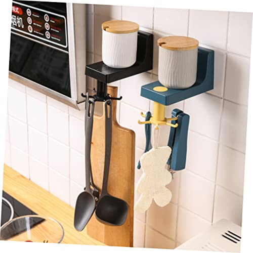 TIDTALEO Estante De Armazenamento Suportes Para Prateleiras Cozinha Gancho Giratório Panela e Suport