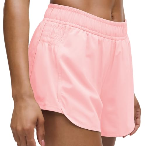 NEXSONIC Athletic Shorts for Women Hight Waisted Ruched Side Running Shorts with Liner for Workout Gym Tennis Active