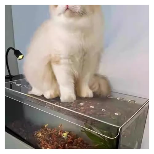 LZMZMQ Cat Proof Fish Tank Lid, Clear Acrylic Aquarium Cuttable