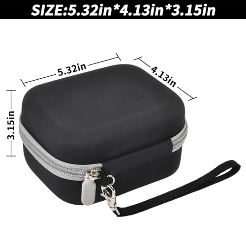 Image of Case Compatible with Phomemo M02 / T02 / M02S / M02 pro / Q30S / M02X Inkless Sticker Photo Printer. Mini Portable Printer Storage Carrying Holder for Label Maker, Thermal Paper, USB Cable (Box Only)-Black