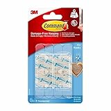 Command Mini Hooks, Clear, 6-Hook, 6-Pack
