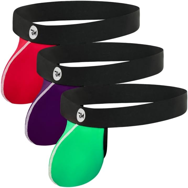 Real Men Lift Pouch Strapless Jocks 1 and 3 Pack - Vasectomy Support Underwear - Athletic Supporter