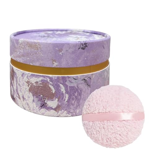 Powder Puff and Container Large 6 Inch