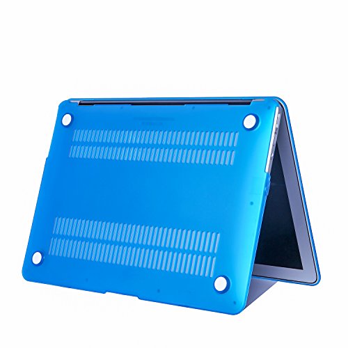 Se7Enline Compatible With Macbook Air 11 Inch Case A1465/A1370 2010/2011/2012/2013/2014/2015/2016 Laptop Hard Shell Case&Sleeve Bag&Keyboard Cover Skin&Screen Protector&Dust Plug,Aqua Blue #TOP4