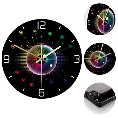 Winomo Acrylic Wall Clocks Eye Ball: Wall Silent Clock Wall Decorative Clocks Eye Ball Wall Clock For Home Office Bedroom Living Room Clock Decor #TOP4