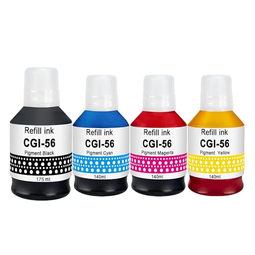 Encre GI-56 compatible Canon Maxify GX4050 GX3050 - Impression haute densité
