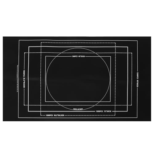 Toddmomy 1500 Piece Puzzle Mat Roll up Portable Saver Pad Felt Material for Jigsaw Puzzle Storage and Display