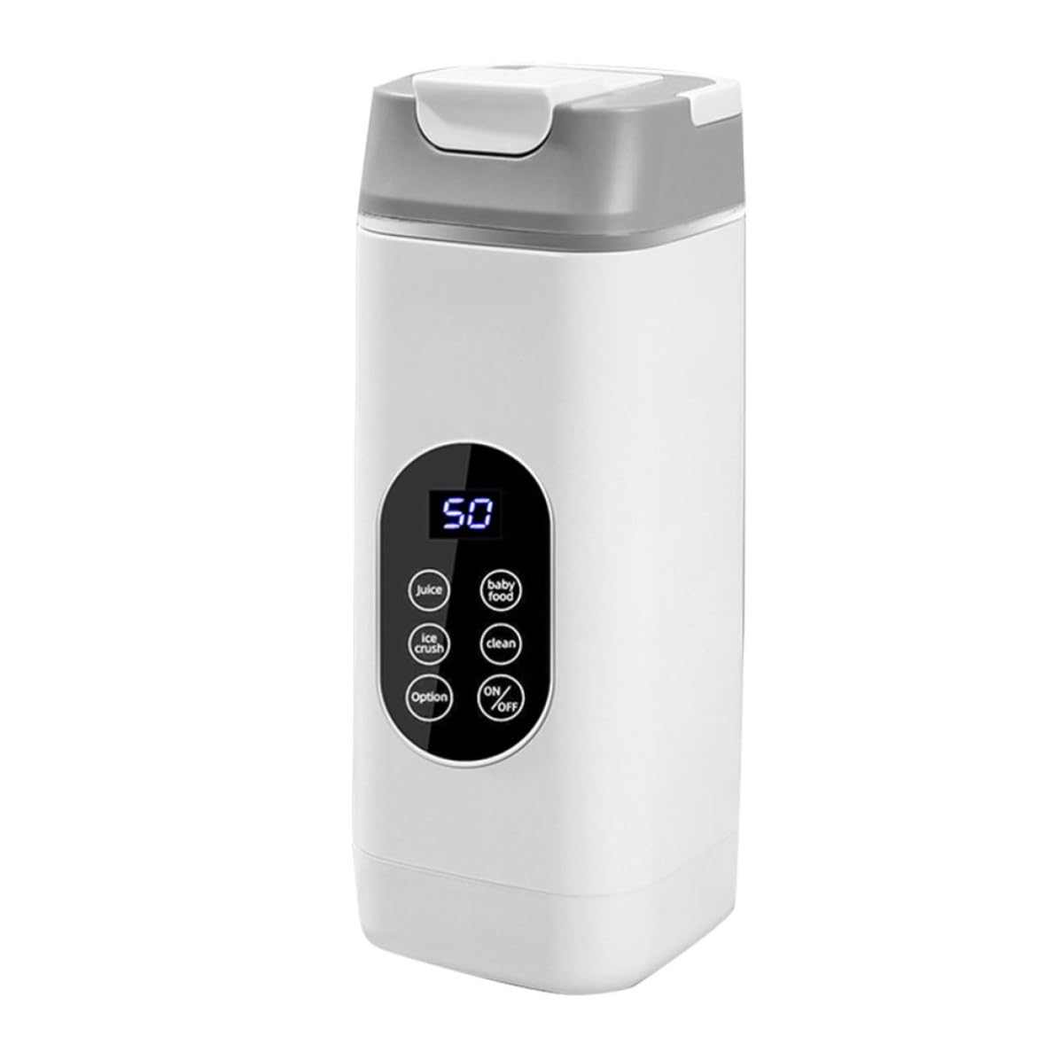 ULTECHNOVO Mini Licuadora Portátil Recargable 12 Cuchillas de Plástico, Diseño Compacto y Potente para Triturar Hielo, Adecuado para Uso en Gimnasio y Hogar