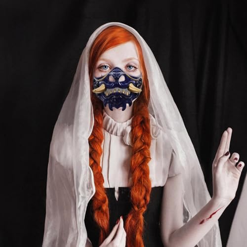 Masque samouraï japonais confortable : fini les accessoires de cosplay trop serrés - 5