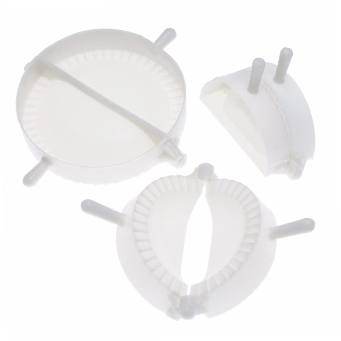 Stampo for Gnocchi Strumento for stampi for Gnocchi 3 Pezzi Creatore for Gnocchi in plastica Bianca for Pasta Torta Ravioli Pressa for Gnocchi creativa/274