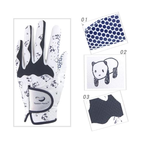 レディース ゴルフグローブ 左手用・右利き 片手グリップ グローブ ゴルフ手袋 GOLF手袋 高いグリップ力 高い通気性 伸縮性あり (レディース・ネイビー, 左手用・右利き, 21cm.N)