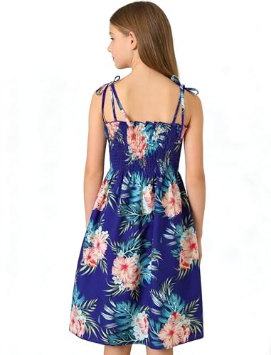 Image of Cromoncent Matching Hawaiian Outfits for Family, Dad and Son Matching Luau Beach Tropical Shirts Mommy Daughter Tropical Sets