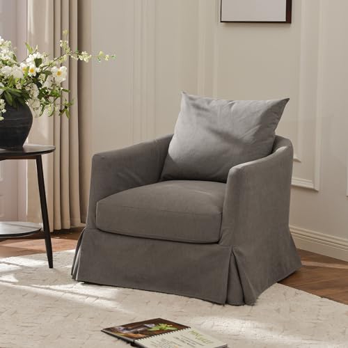 Sillón Barrel Plegable Gris miniatura 4