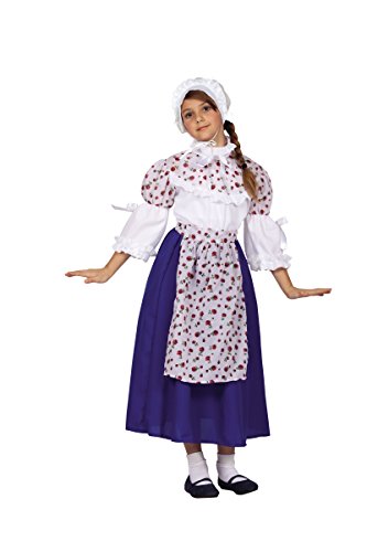 RG Costumes Colonial Beauty Costume, Blue/White/Yellow, Medium