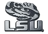 MVP Accessories LSU Tigers Premier Chrome Metal Tiger & LSU Auto Emblem