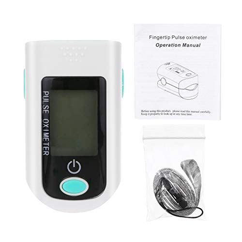 Fingertip Heart Rate Monitor and Levels Upgrade Measuring SP-O2 Saturation King Finger PR Monitor Heart Rate Monitor OLED Digital Display Brightness Adjustable Automatic Shut-Down