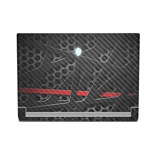 MightySkins Carbon Fiber Skin Compatible with Alienware X17 R2 (2022) Full Wrap Kit - Tech Web | Protective, Durable Textured Carbon Fiber Finish | Easy to Apply & Change Styles | Made in The USA