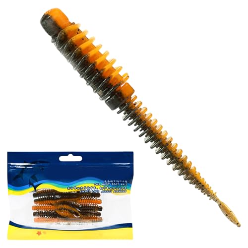 CHENZILIN 10pcs Soft Lures Artificial Baits Wobblers 8.5/7.5/6.5cm Floating Fishing Lures for Trout Fishing Swimbait