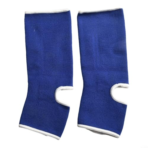 Bandages confortables pour soutien de la cheville en Muay Thai et MMA Idéal pour l'entraînement sportif (Bleu M)