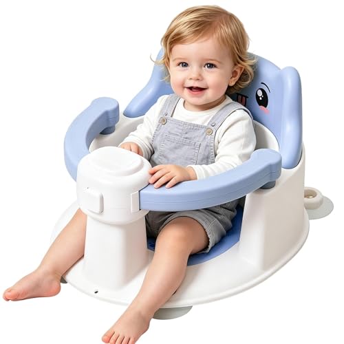 Siège de bain bébé fille garçon de 0 à 6 mois assis allongé baignoire