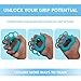Grip Strength Trainer with Four Ring, Hand Strengthening Devices 3-Pieces for Rehabilitation Training, Stress Relief, Forearm Strengthene for Men & Women